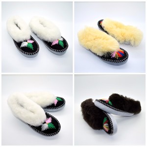 handmade sheepskin moccasins