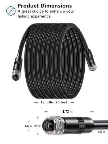 720073-3 Ethernet Cable AS EC 20E for All APEX, SOLIX and Onix Models, 20 Feet - 第 7/10 張圖片