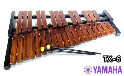 YAMAHA TX-6 Tisch Xylophon mit Stick kompaktes Schlaginstrument gebraucht Japan