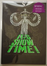 Popcraft Beetlejuice Pop-Up Birthday Greeting Card & Envelope