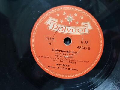 Mona Baptiste/ Bully Buhlan - Es liegt was in der Luft Schellack 78 rpm