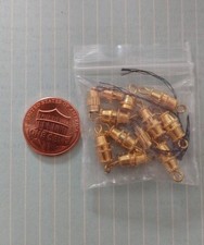 vintage LOT ASST metal barrel twist clasps some new gold tone var style qty 10