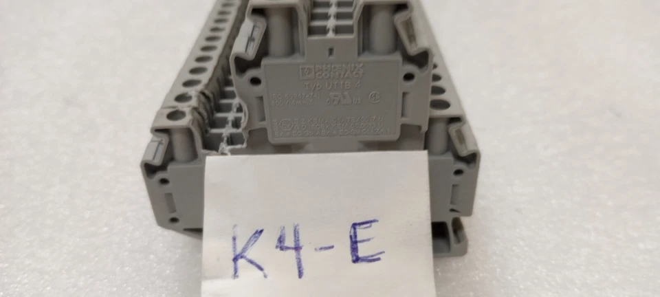 PHOENIX CONTACTS UTTB-4 (1 LOT OF 50) IEC60947-7-1 UTTB-4 800V 4MM - Image 3 of 4