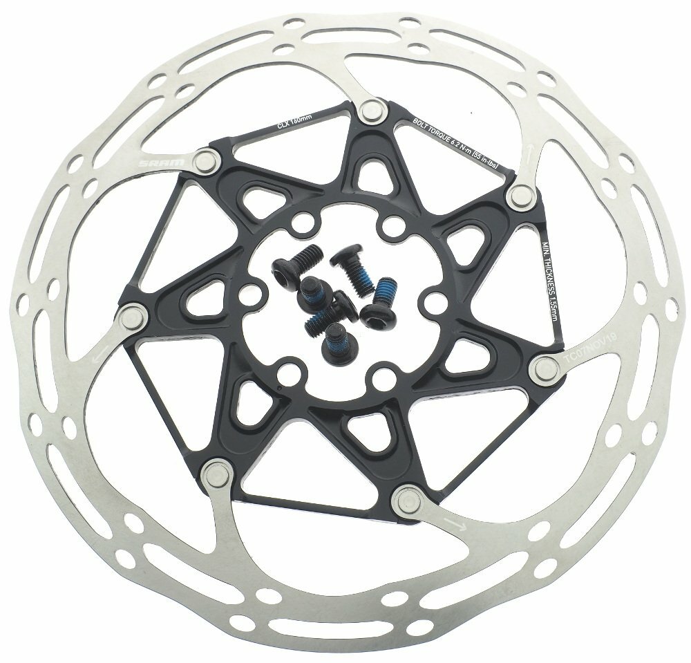 AVID Sram Centerline X Disc Brake 6-Bolt Rotor w/ ROUNDED Edges