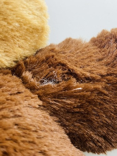 Vintage The Bear Factory Plush Beaver Dark & Light Brown 13" Seated 2001 - Picture 8 of 8