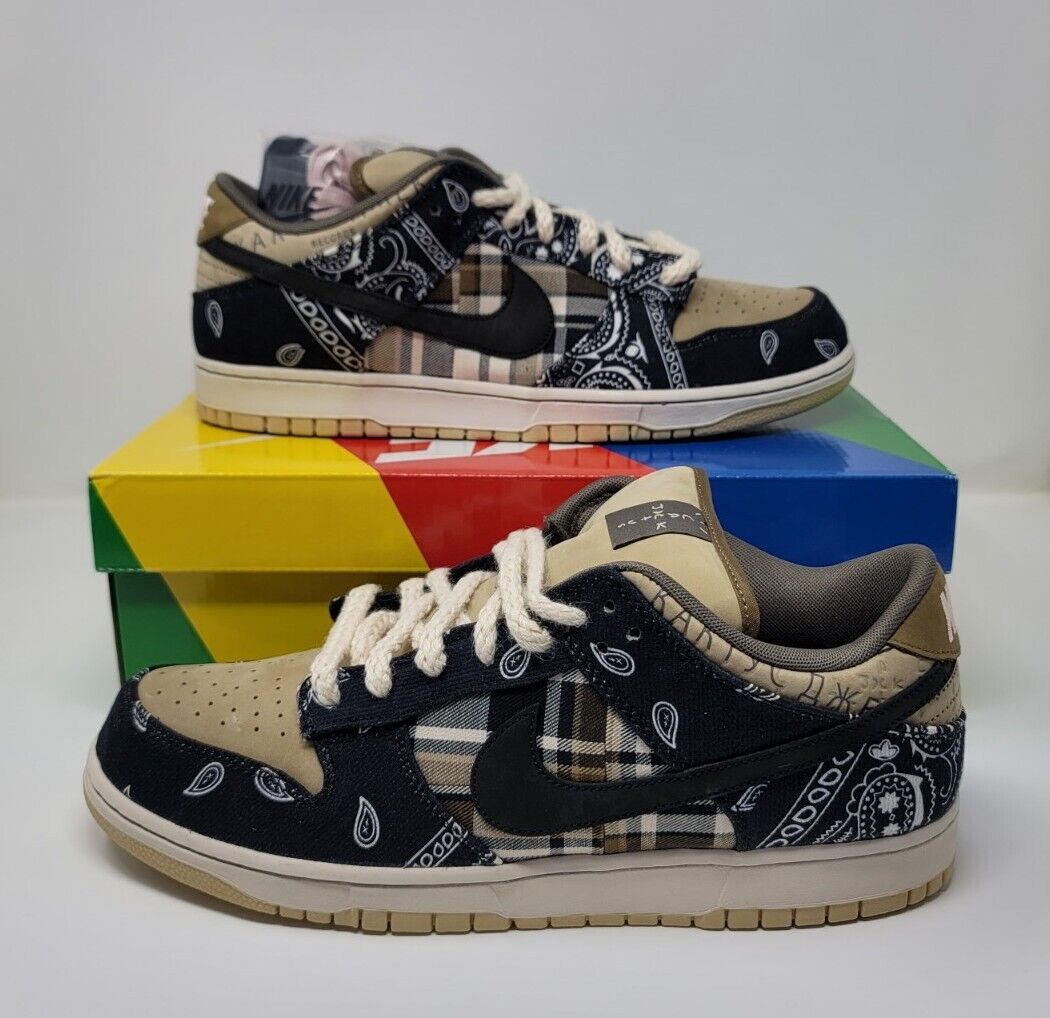 progressief veiligheid in de tussentijd Nike SB Dunk Low Travis Scott (Regular Box) | eBay