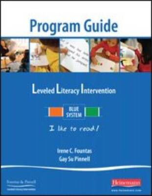 Leveled Literacy Intervention Blue System Program Guide (Levels C-N  - VERY GOOD