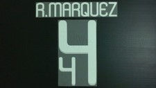 RAFAEL MARQUEZ #4 Mexico Home & Away World Cup 2010 Custom-Made Name Set