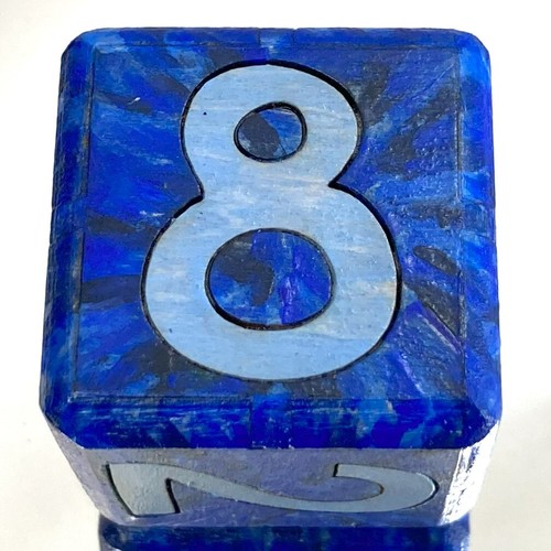 Cubo doble Azur ""The Watcher"" - infundiendo frescura a tu conjunto de backgammon - Imagen 6 de 12