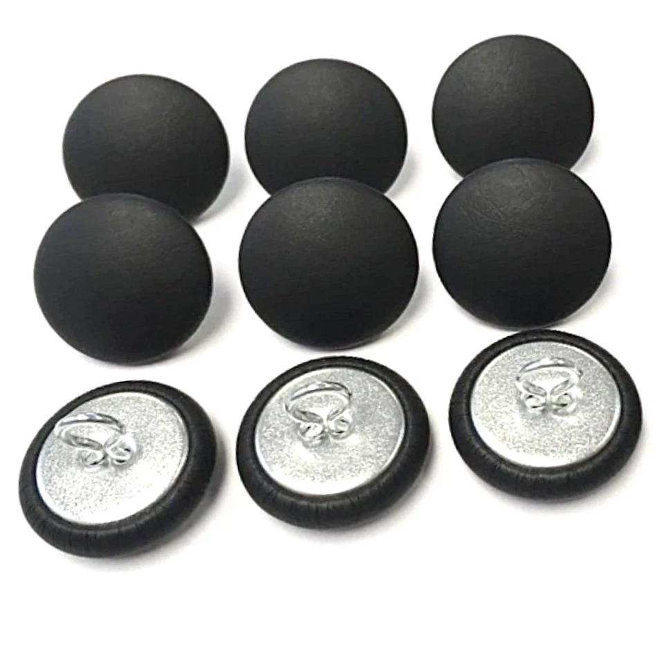 Covered Buttons Hoop Back Upholstery Fabric Button For Headboards Sofas 30L/18mm - Image 2 of 4