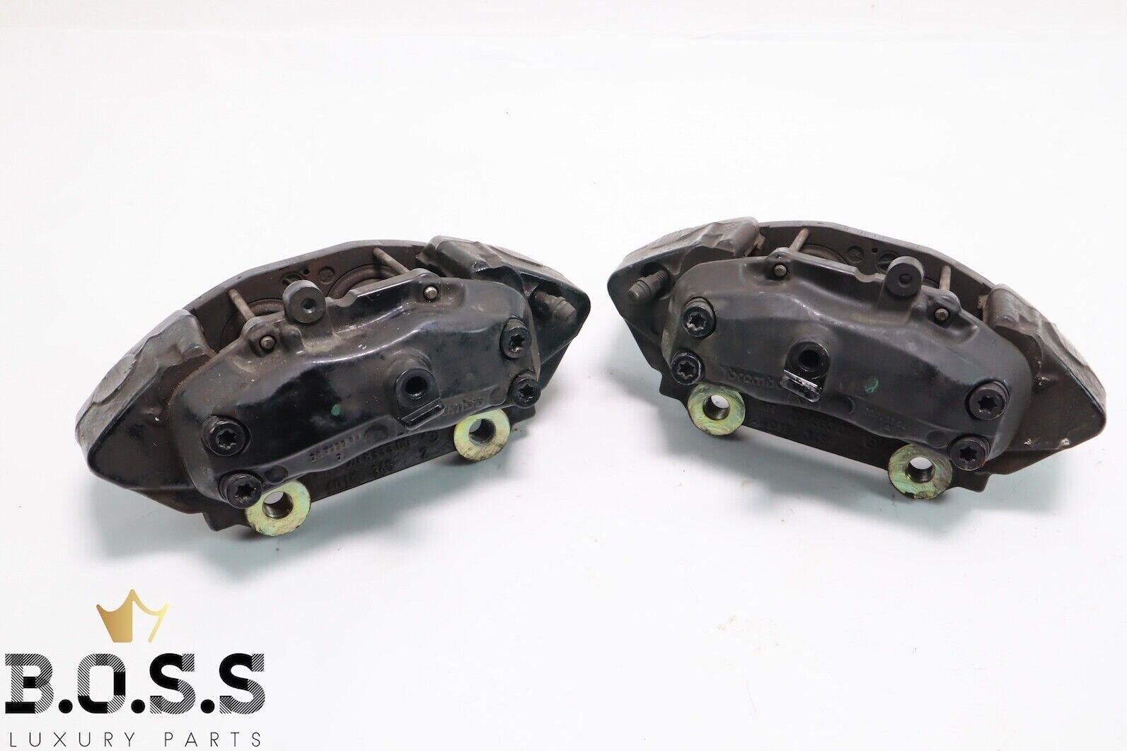 04-12 MASERATI QUATTROPORTE M139 BREMBO FRONT LEFT & RIGHT BRAKE CALIPER SET OEM