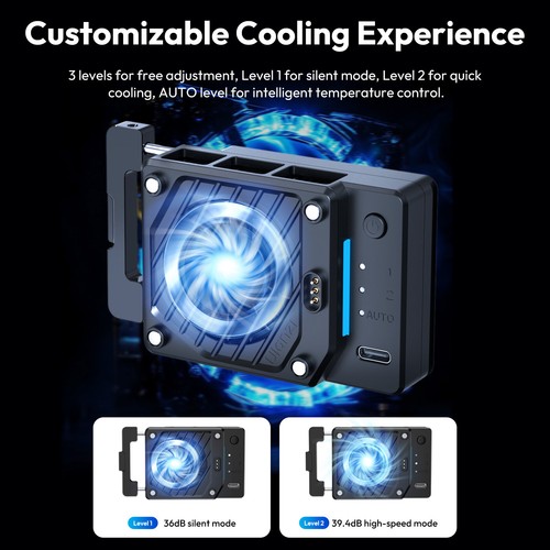 Ulanzi CU01 Camera Cooler Battery High Cooling Efficiency Flip-Screen Cameras - Picture 18 of 37