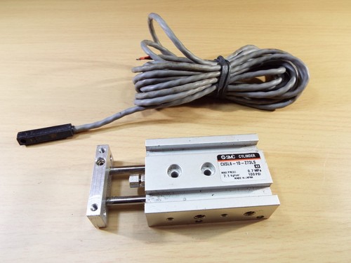 SMC CXSL6-10-Z73LS CILINDRO PNEUMATICO ARIA COMPATTO SENSORE ASSEMBLAGGIO OEM D-Z73 - Foto 11 di 17