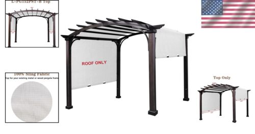 Classic Replacement Canopy for Allen + Roth Freestanding Pergola, 200" x 103" - Picture 2 of 9