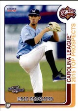 2015 Carolina League Prospects Choice #23 Eric Skoglund Sarasota Florida FL Card