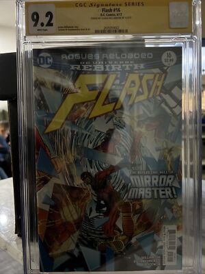 The Flash #16 DC 2017 NM- Captain Cold Mirror Master ''Rogues Reloaded, Cgc 9.2