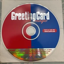 COSMI Corp. Greeting Card Magic CD 2000 Windows 95 or Higher Disk Only