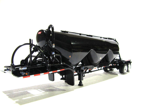 DCP FIRST GEAR 1/64 SCALE BLACK / BLACK FRAME  TANDEM AXLE HEIL PNEUMATIC TANKER