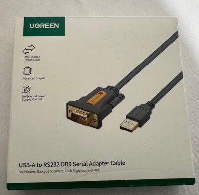 USB to RS232 Adapter Serial Cable DB9 Male 9 Pin with PL2303 Chipset RS-232 