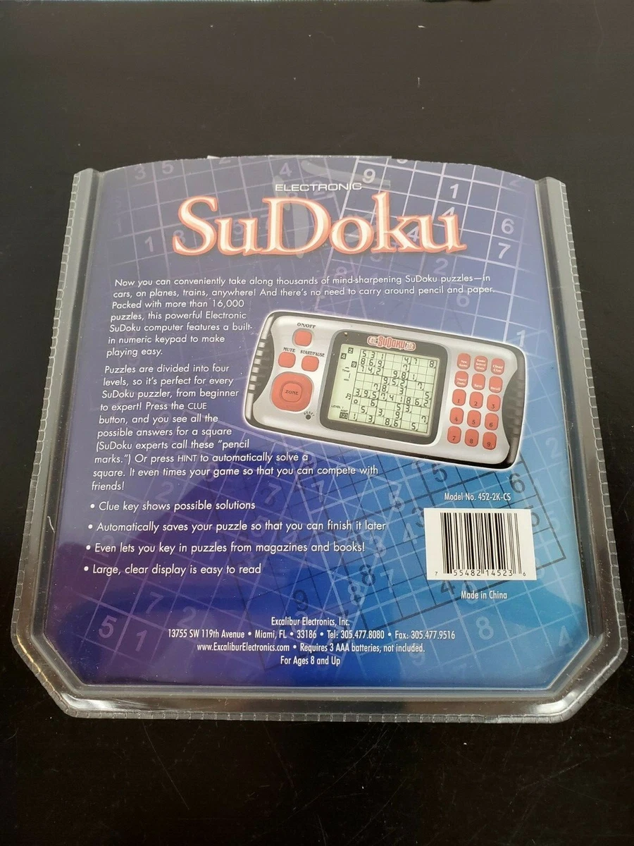 Sudoku electronic game argos sales