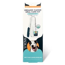 Organic Dog Tooth Cleaning Gel with Toothbrush Travel Friendly Pack of 2