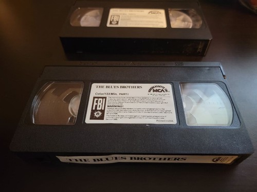 The Blues Brothers VHS MCA Rainbow Logo 1980 *2 TAPE VERSION* TRUE 1st RELEASE! - Picture 6 of 6