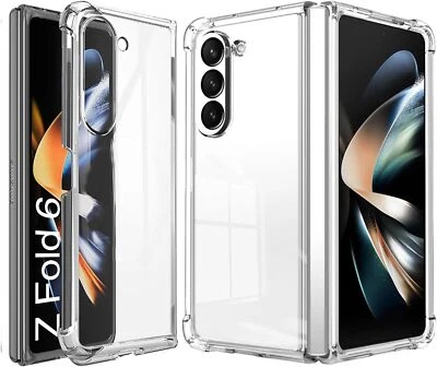 BNBUKLTD® Case For Samsung Galaxy Z Flip 7 6 Fold 4 5 Clear Gel Hard Phone Cover Silicone