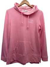 Vineyard Vines- Women's XS PINK SMALL Whale French Terry Hoodie