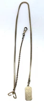VINTAGE FORSTNER WATCH FOB CHAIN 12kGF
