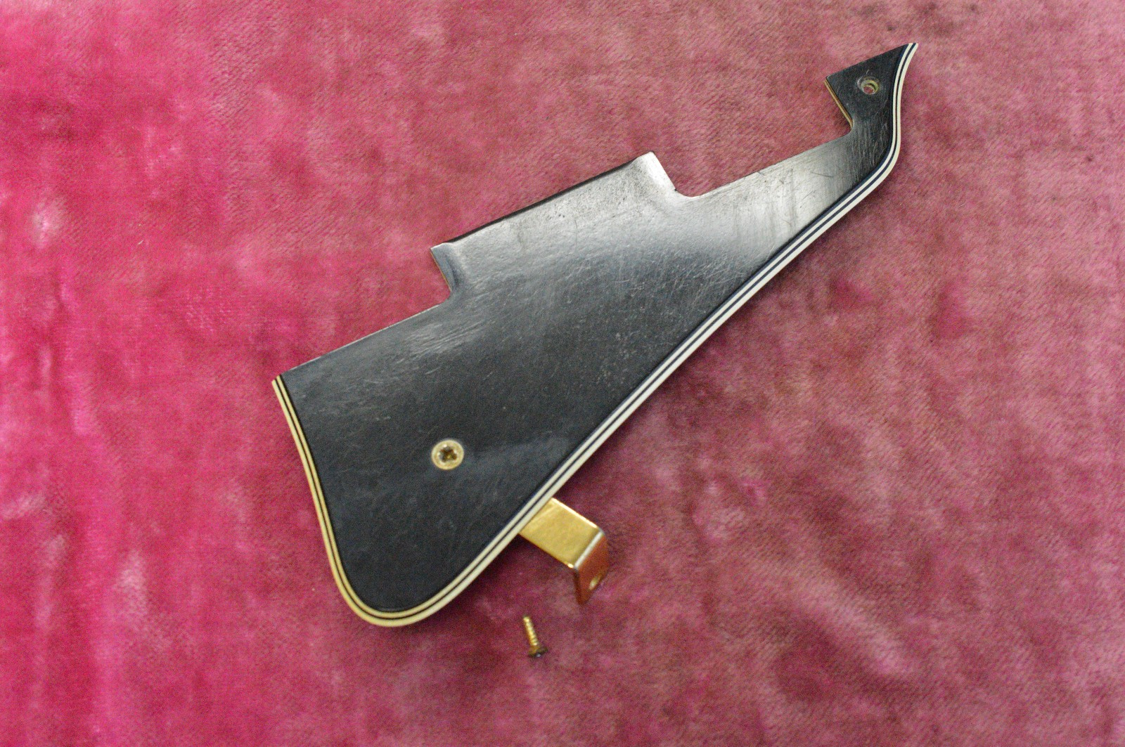 Vintage Gibson 1968 1969 Les Paul Custom Pickguard Fretless Wonder Black Beauty