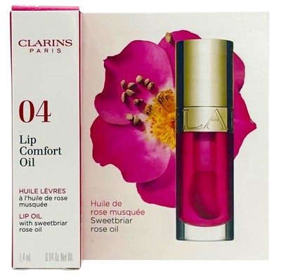 Clarins Paris Lip Comfort Oil 04 PITAYA Hydrating Gloss 1.4ml/.04 oz NEW IN BOX