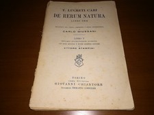 De rerum natura - Libri sex - T. Lucreti Cari ( Casa Editrice Chiantore ) 1929
