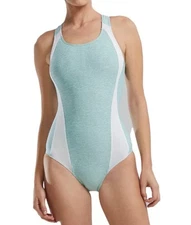 NEW TYR Durafast Elite® Max Splice Controlfit Swimsuit Women's Size 12 Green AA4