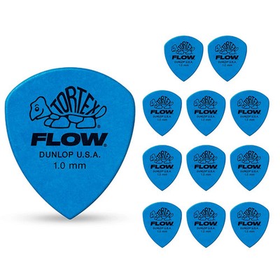 Dunlop Tortex Flow Guitar Picks STD12PLYPK 1.0 mm 12 Pack