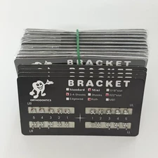 10Sets Dental Orthodontic MIM Monoblock Metal Brackets Mini Roth 022 345 hooks