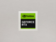 NVIDIA RTX Sticker GeForce Logo Badge Label GPU Laptop PC Case Decal 17x18 mm 