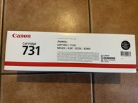 Canon Cartridge LBP7100C 731 black Toner- Genuine & Brand New