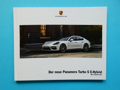 Prospekt / Buch / Katalog - Porsche Panamera - Turbo S E-Hybrid - 02/17