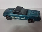 Vintage 1967 Hot Wheels Redline Custom Fleetside (Aqua) (POOR CONDITION)