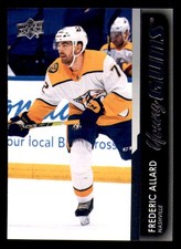 2021-22 Upper Deck #483 Frederic Allard YOUNG GUNS RC Nashville Predators