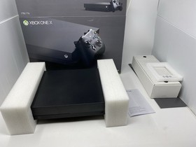 Microsoft Xbox One X 1TB Console Gaming System Black 1787 CIB w/ Controller