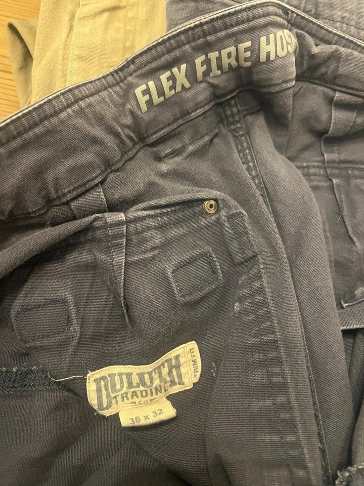 LOTE (6) Pantalones de Comercio Duluth Trabajo Carga 36x32 Ajuste Ajuste Foto 2 de 4