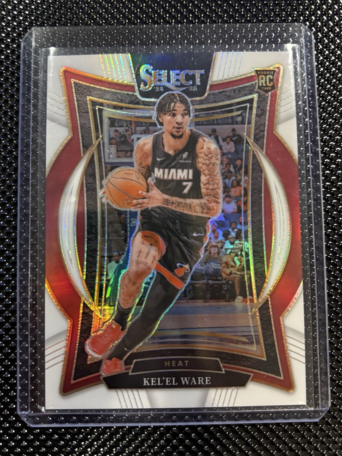 2024-25 Panini Select Kel’el Ware Concourse White /149 Rookie RC Miami Heat