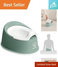 BabyBj rn Deep Green Smart Potty   Effortless Cleanup  Travel Convenience
