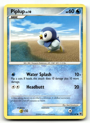 Piplup Majestic Dawn #72