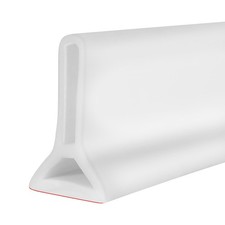 67'' Collapsible Shower Threshold Water Dam Water Stopper Barrier Keeps Water...