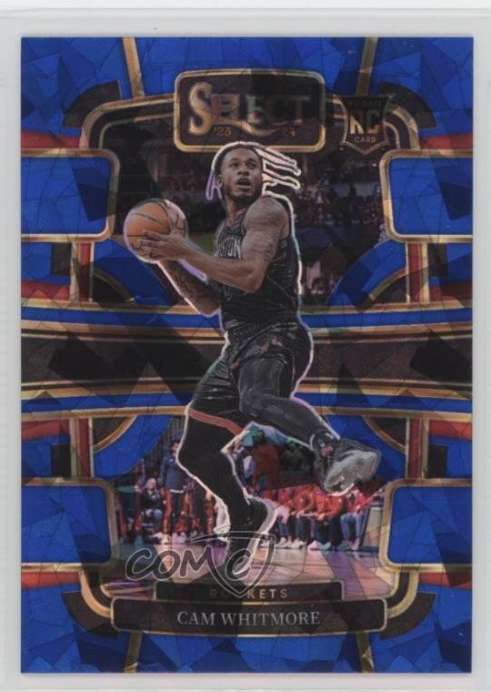 2023 Panini Select Concourse Blue Cracked Ice Prizm Cam Whitmore Rookie RC 12g7
