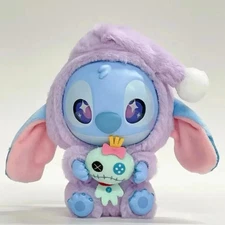 Miniso Stitch Eat Something Before Sleep Series Vinyl Figure Confirmed Blind Box