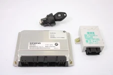 BMW E46 330i 330Ci M54 MS43 OEM DME ECU + EWS Module + Key & Ignition Tumbler