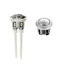 2Pk 38mm/1.5 Inch Toilet Push Button Replacement Round Dual Flush Toilet Button